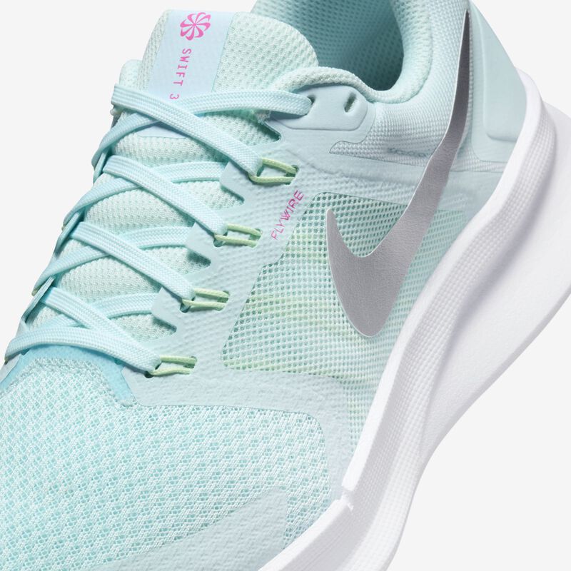 Nike Run Swift 3, Azul glacial/Verde vapor/Blanco/Plata metalizado, hi-res