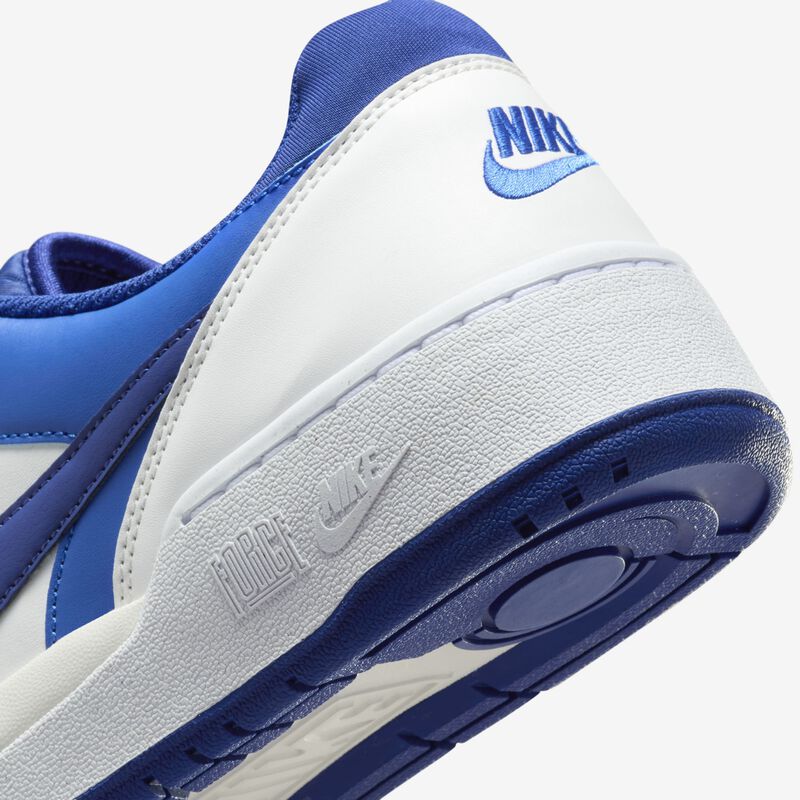 Nike Full Force Low, Blanco Cumbre/Azul Carrera/Blanco Cumbre/Azul Royal Intenso, hi-res