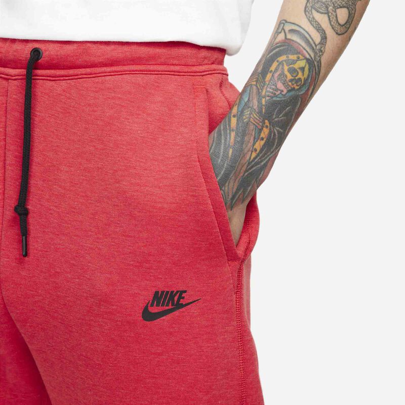 Nike Sportswear Tech Fleece, Rojo universitario claro jaspeado/Negro, hi-res
