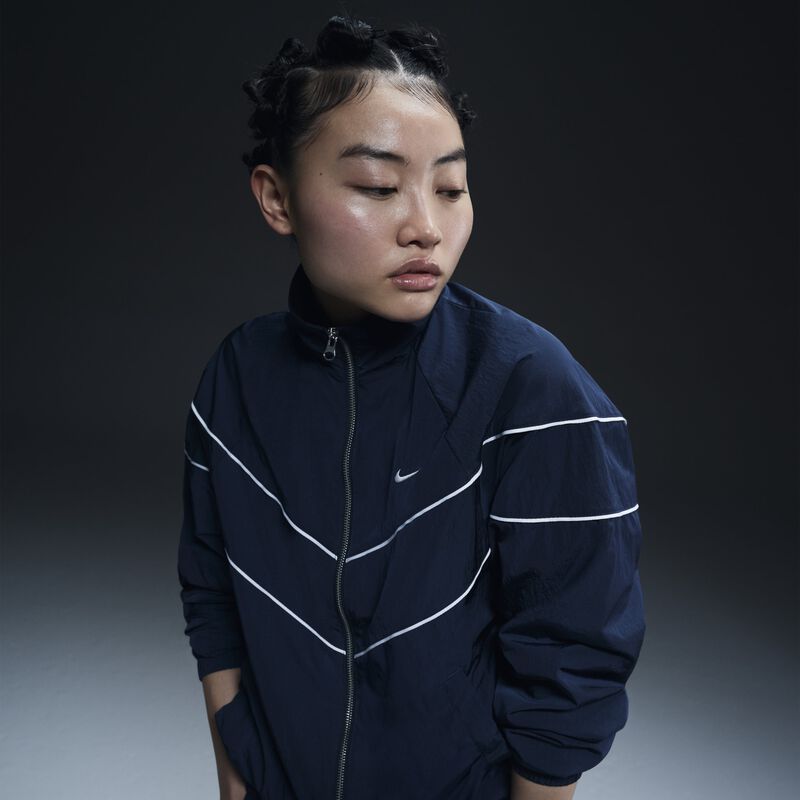 Nike Windrunner, Azul Marino Militar/Blanco, hi-res