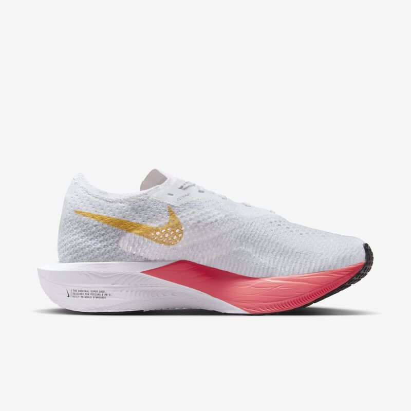 Nike Vaporfly 3, Blanco/Coral marino/Platino puro/Oro topacio, hi-res