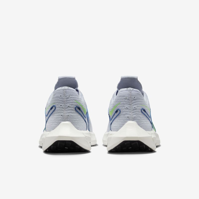 Nike Pegasus Turbo, Gris Fútbol/Azul Estrella/Corte Azul/Golpe Verde, hi-res
