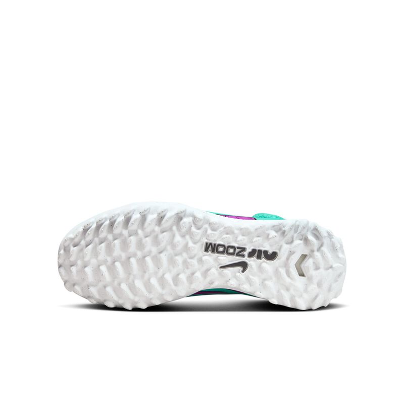 Nike Jr. Zoom Mercurial Vapor 15 Academy TF, Hiperturquesa/Negro/Blanco/Sueño fucsia, hi-res