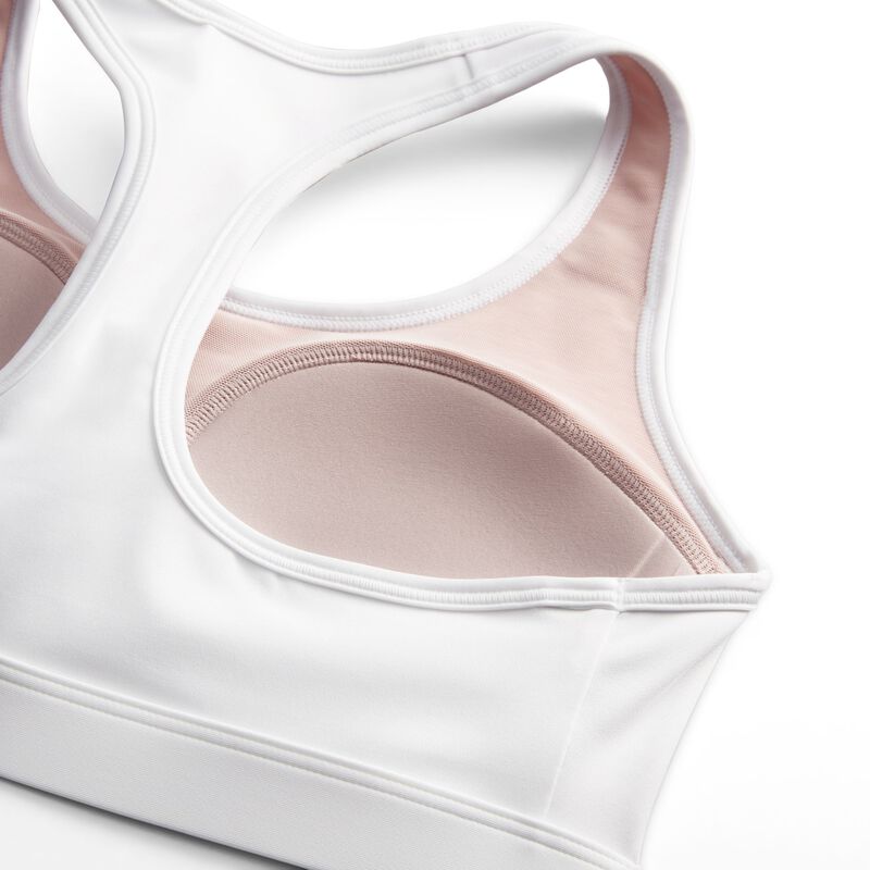 Nike Swoosh Medium Support, Blanco/Malva piedra/Negro, hi-res