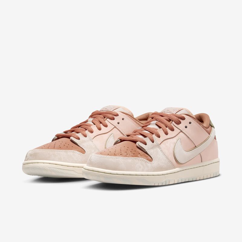 Nike SB Dunk Low Pro Premium, Marrón Ámbar/Tinte Carmesí/Cáñamo/Guayaba Hielo, hi-res