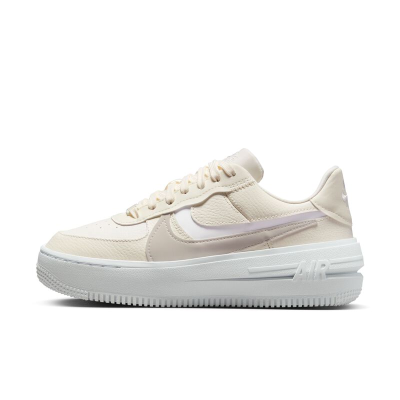 Nike Air Force 1 PLT.AF.ORM, Marfil pálido/Marrón ocre claro/Blanco/Blanco Cumbre, hi-res