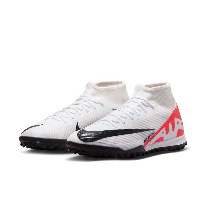 Nike Zoom Mercurial Superfly 9 Academy TF, Carmesí brillante/Negro/Blanco, hi-res