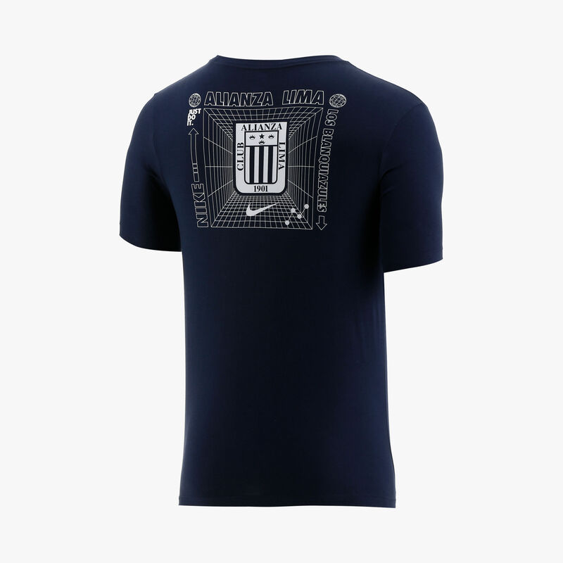 Nike Polo Hombre Alianza Lima 2026, Obsidiana/(Chile Rojo), hi-res