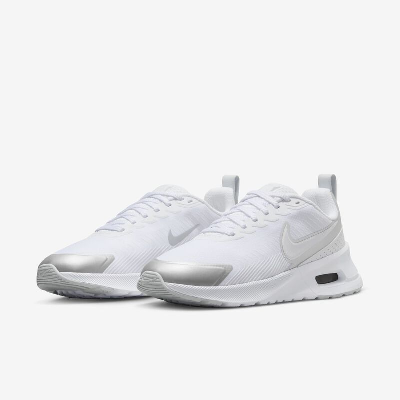 Nike Air Max Nuaxis, Blanco/Pure Platinum/Plata Metalizado/Blanco, hi-res