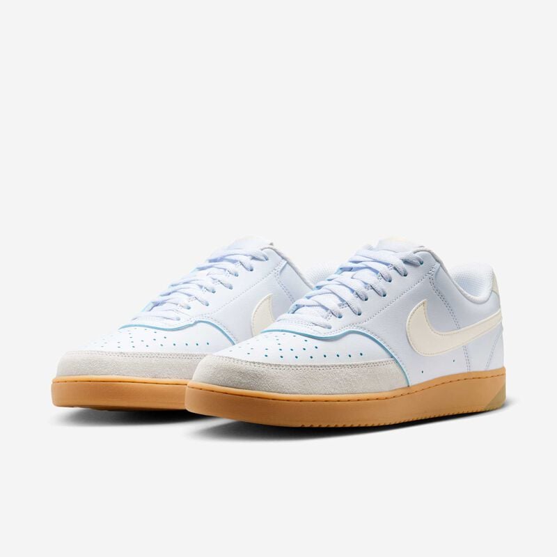 Nike Court Vision Low, Gris Fútbol/Marrón Claro Goma/Marfil Pálido, hi-res