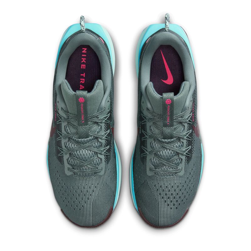Nike Pegasus Trail 5, Verde Arcilla/Menta Espuma Turq-Algas-Burdeos Crush-Hyper Pink, hi-res