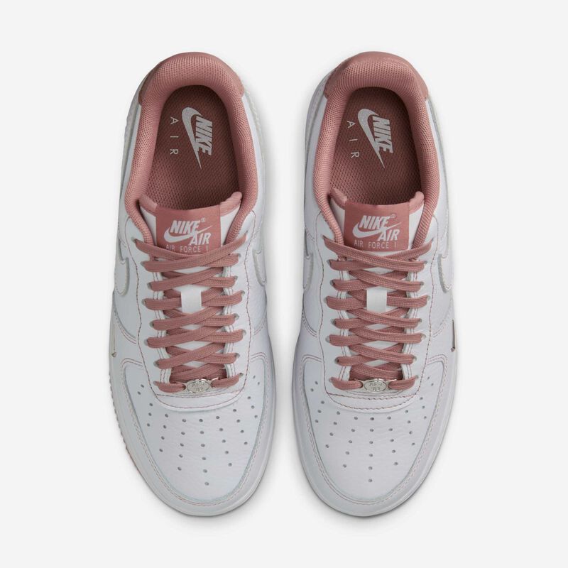 Nike Air Force 1 '07 Mini Jewel, Blanco/Partícula Rosa-Plata Metalizada, hi-res