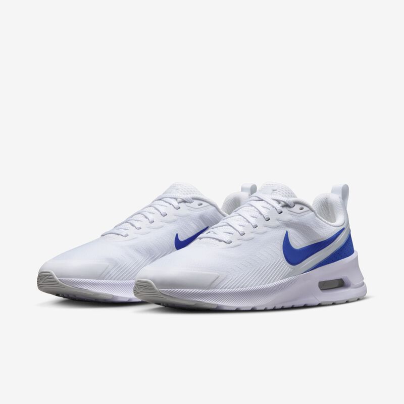Nike Air Max Nuaxis, Blanco/Negro/Blanco/Azul Carrera, hi-res