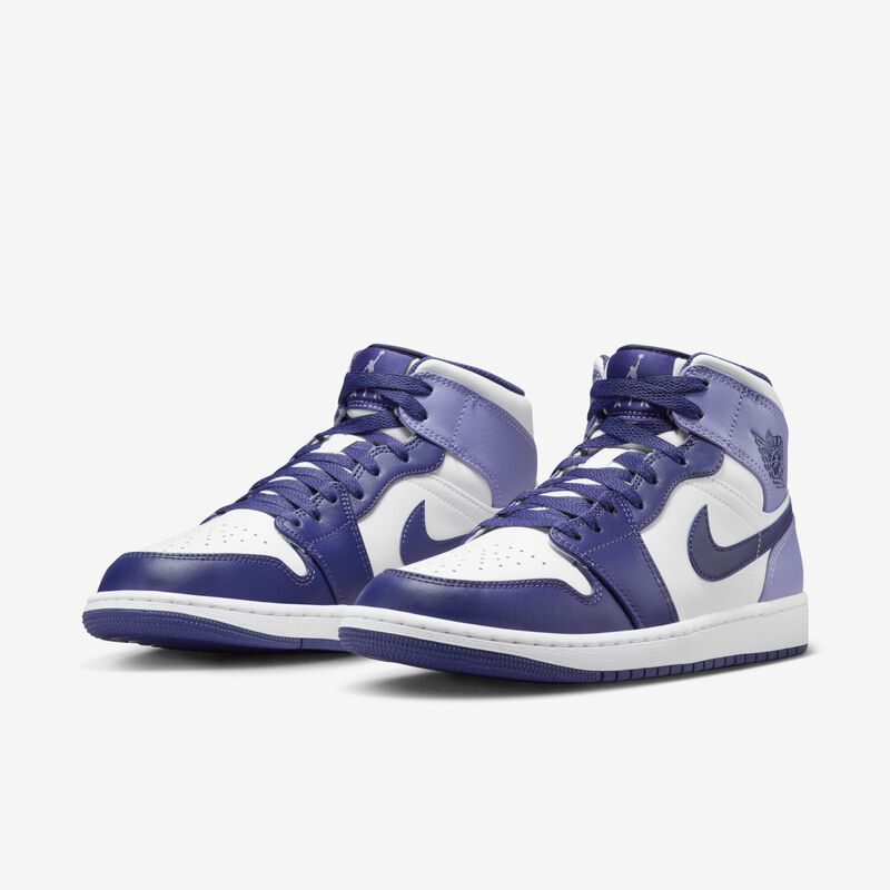 Air Jordan 1 Mid, Cielo J Púrpura/Blanco/Cielo J Púrpura claro/Cielo J Púrpura, hi-res