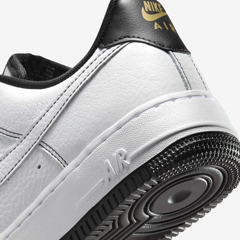Nike Air Force 1 '07 Mini Jewel, Blanco/Negro-Oro Metalizado, hi-res