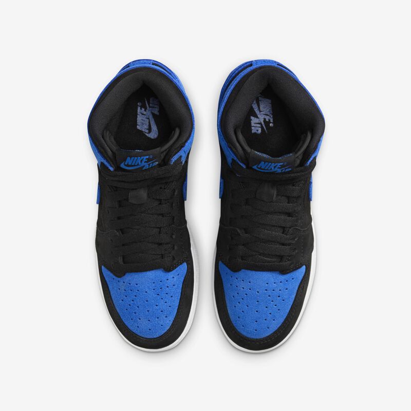 Air Jordan 1 High OG, Negro/Blanco/Azul royal/Azul royal, hi-res