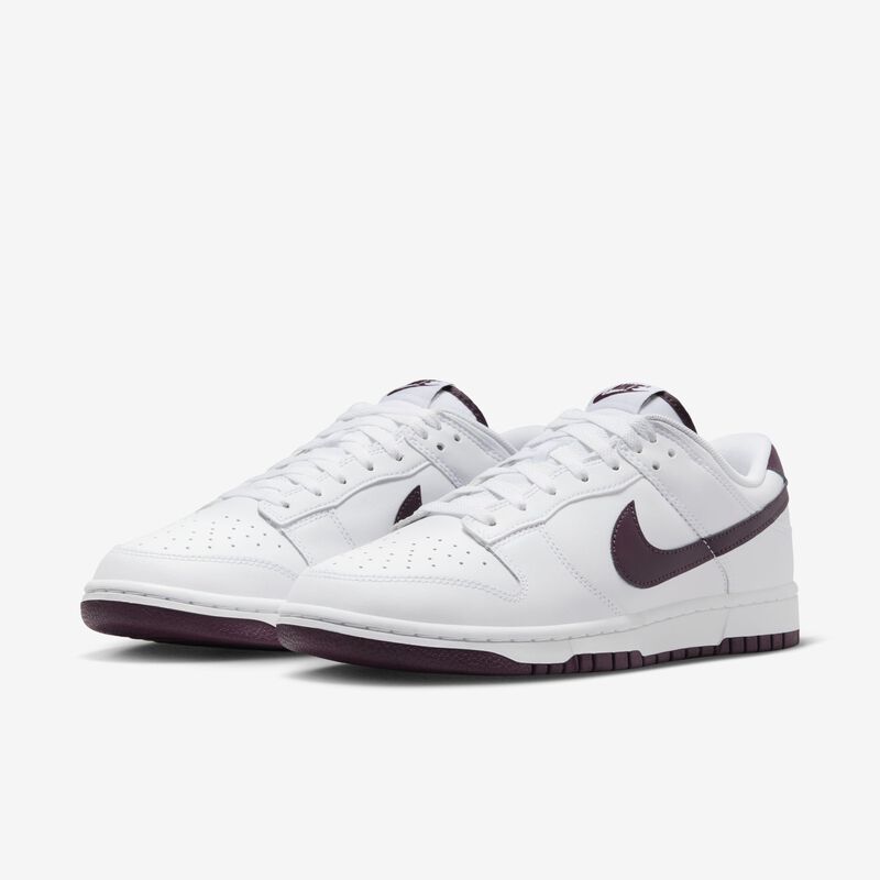 Nike Dunk Low Retro, Blanco/Blanco/Noche Granate, hi-res