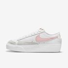 Nike Blazer Low Platform, Blanco/Rosa Esmalte-Blanco Cumbre-Negro, hi-res
