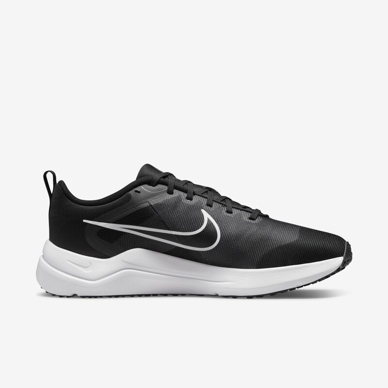 Nike Downshifter 12, Negro/Gris humo oscuro/Platino puro/Blanco, hi-res