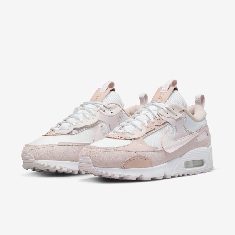 Nike Air Max 90 Futura, Blanco cumbre/Rosa ligero/Rosa Oxford/Rosa suave claro, hi-res
