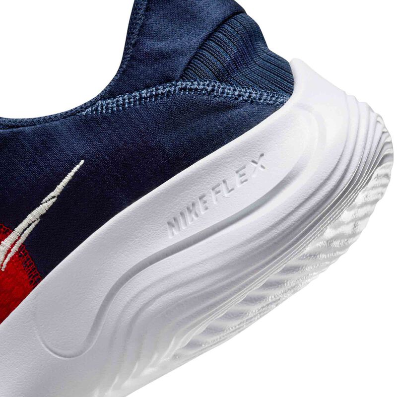 Nike Flex Experience Run 11, Rojo universitario/Azul marino medianoche/Azul gozo/Mar de cristal, hi-res