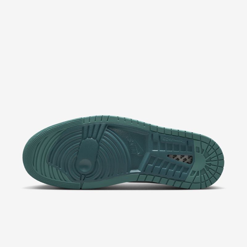 Air Jordan 1 Zoom CMFT 2, Blanco Cumbre/Verde Bicoastal-Oxidado, hi-res