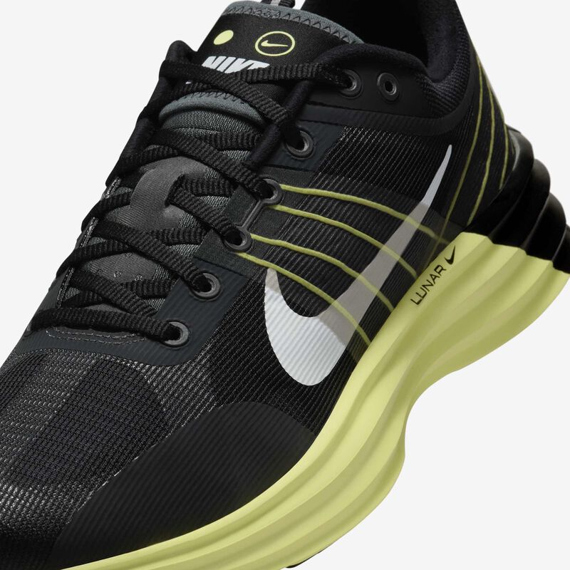 Nike Lunar Roam, Negro/Gris Hierro/Giro Ligero De Limón/Blanco, hi-res