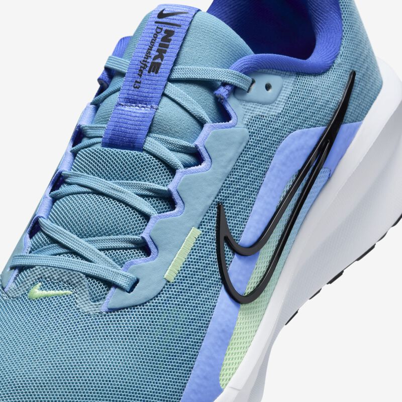 Nike Downshifter 13, Denim Turquesa/Negro-Pulso Royal-Verde Vapor, hi-res