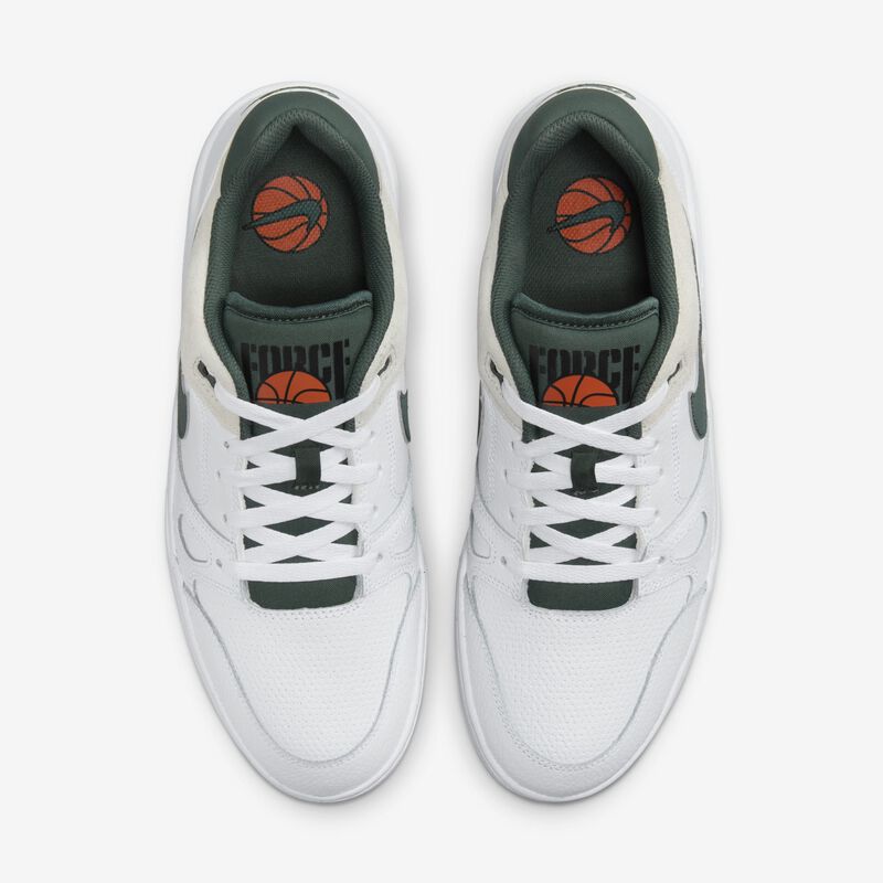 Nike Full Force Low, Blanco/Vintage Verde-Vidrio Mar, hi-res