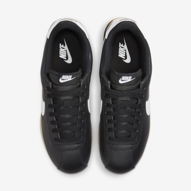 Nike Cortez, Negro/Blanco-Goma Marrón Medio-Sésamo, hi-res