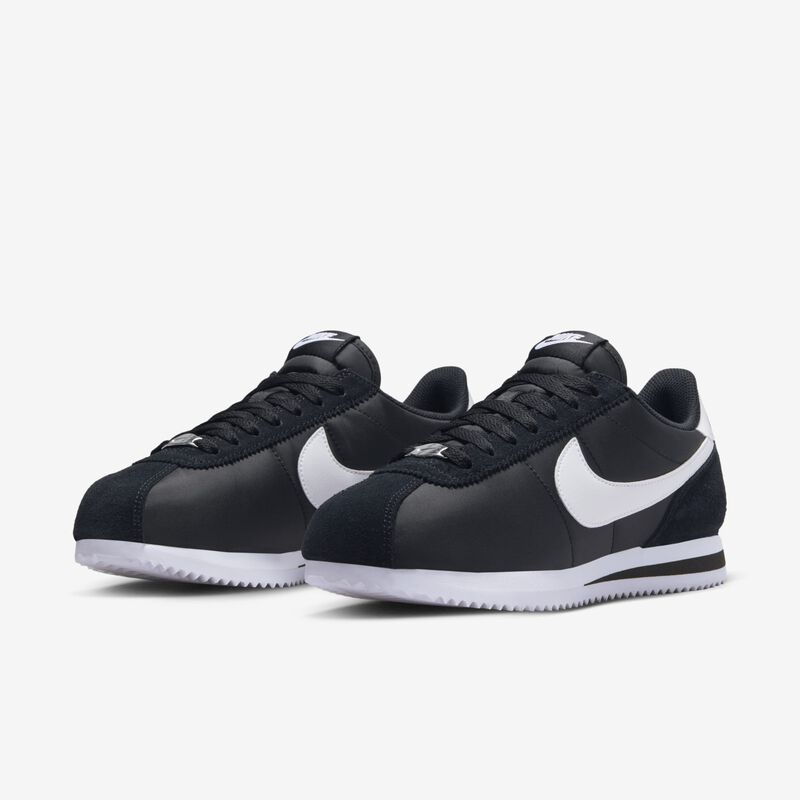 Nike Cortez Textile, Negro/Blanco, hi-res