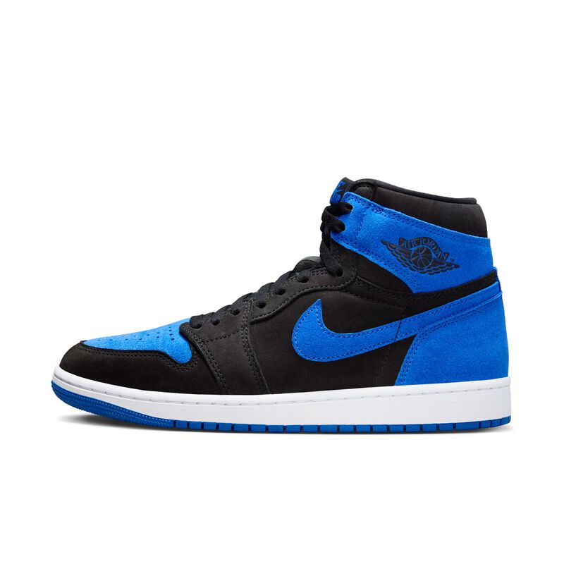 Air Jordan 1 Retro High OG, Negro/Azul real/Blanco, hi-res