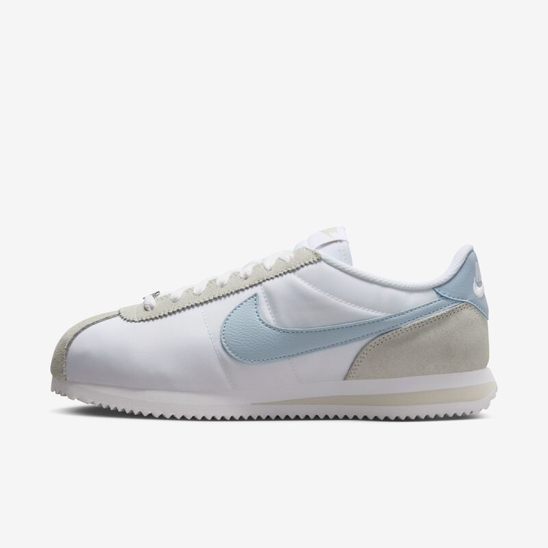 Nike Cortez, Blanco/Marrón Orewood Claro/Blanco Cumbre/Azul Armería Claro, hi-res