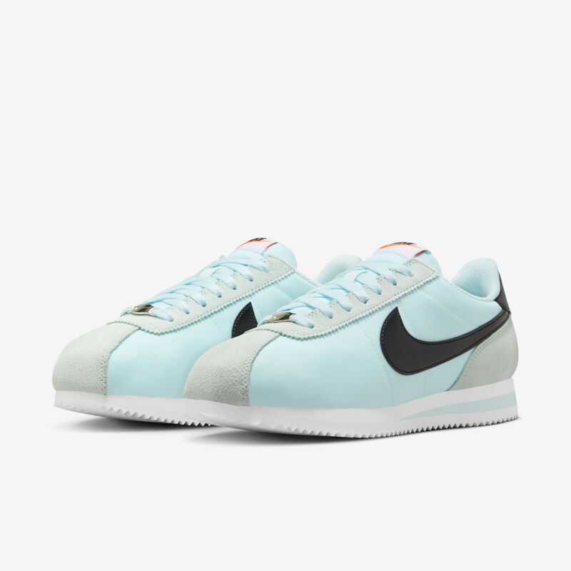 Nike Cortez Textile, Azul Glacial/Blanco/Naranja Seguridad/Negro, hi-res