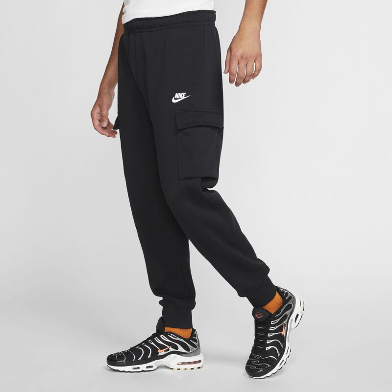 Nike Sportswear Club Fleece, Negro/Negro/Blanco, hi-res
