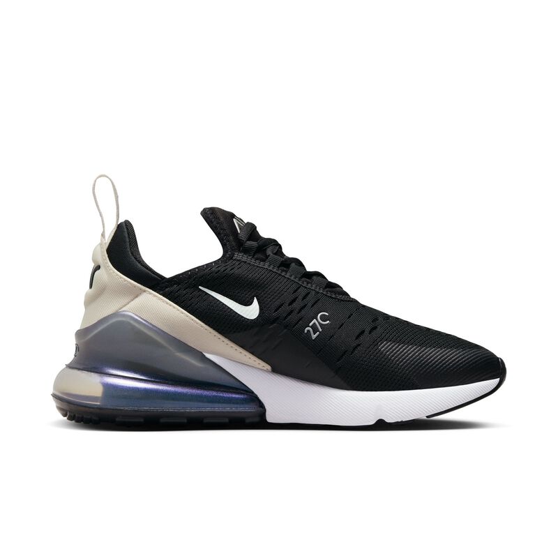 Nike Air Max 270, Negro/Fantasma/Rosa feroz/Plata metalizado, hi-res