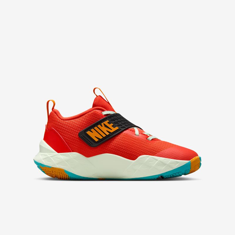 Nike Team Hustle D 12, Rojo Picante/Cactus Empolvado/Tinte Volt/Piel De Naranja, hi-res