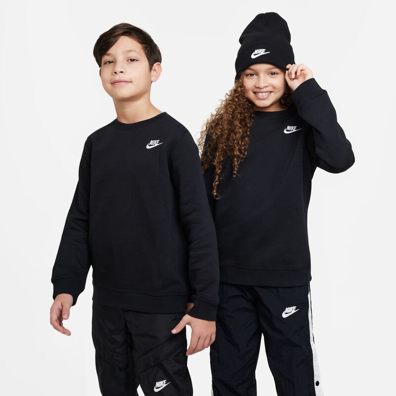 Nike Sportswear Club Fleece, Negro/Blanco, hi-res