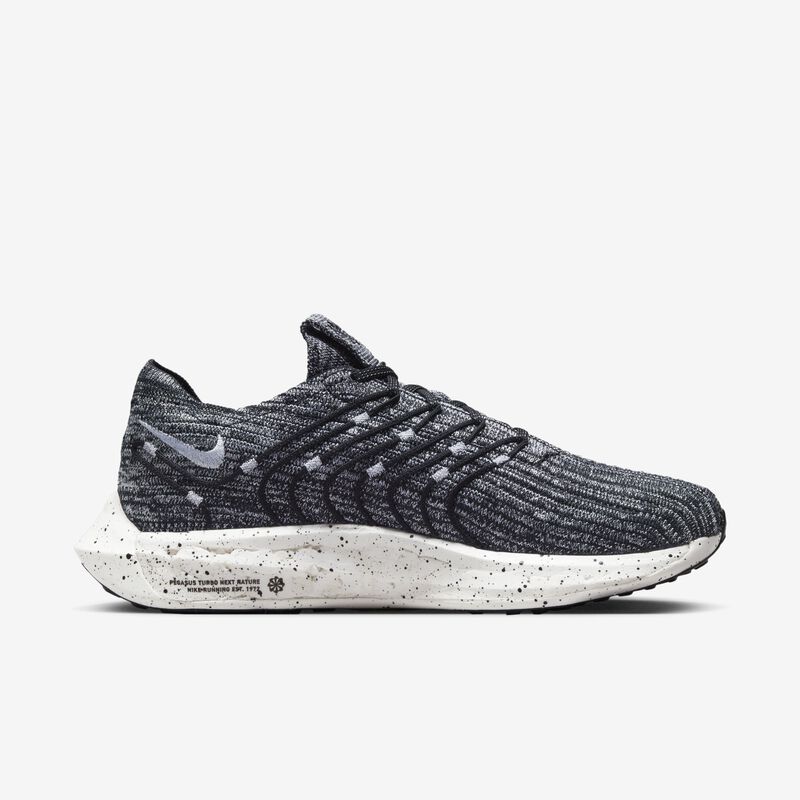 Nike Pegasus Turbo Next Nature, Negro/Blanco, hi-res