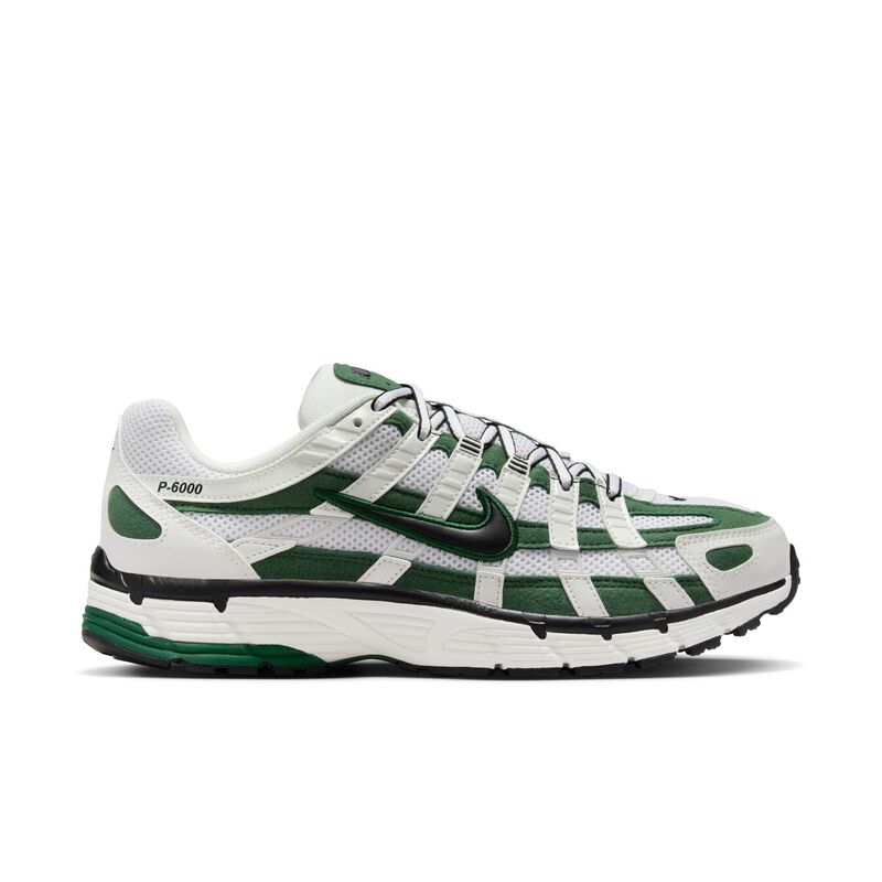 Nike P-6000, Blanco Cumbre/Negro/Blanco Cumbre Metalizado/Abeto, hi-res