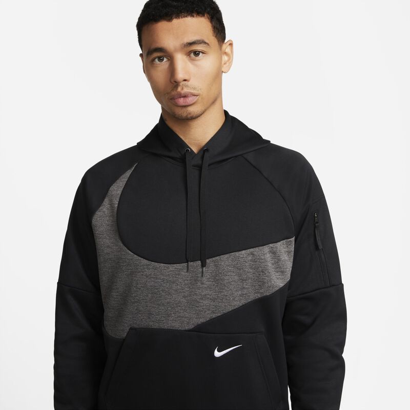 Nike ThermaFIT, Negro/Negro/Carbón jaspeado/Blanco, hi-res