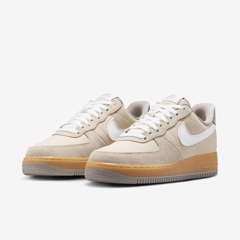 Nike Air Force 1 ’07, Caqui Claro/Amarillo Goma/Gris Universitario/Blanco, hi-res