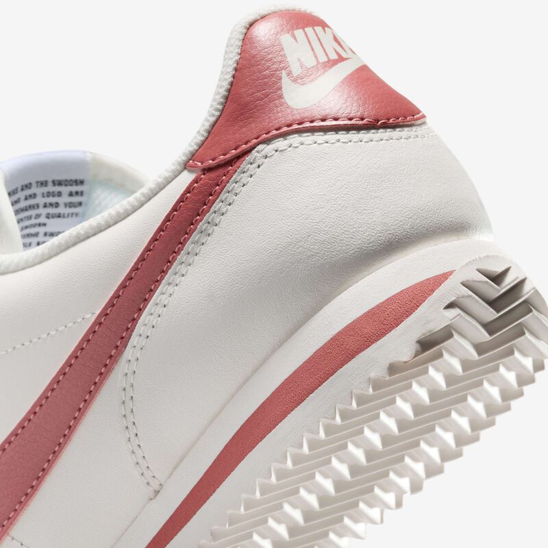 Nike Cortez Leather, Vela/Blanco/Rosa Cañón, hi-res