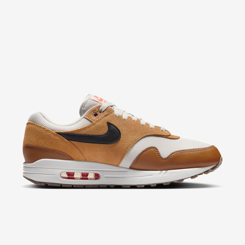Nike Air Max 1 Essential, Hueso Claro/Lino/Bronceado Británico/Negro, hi-res