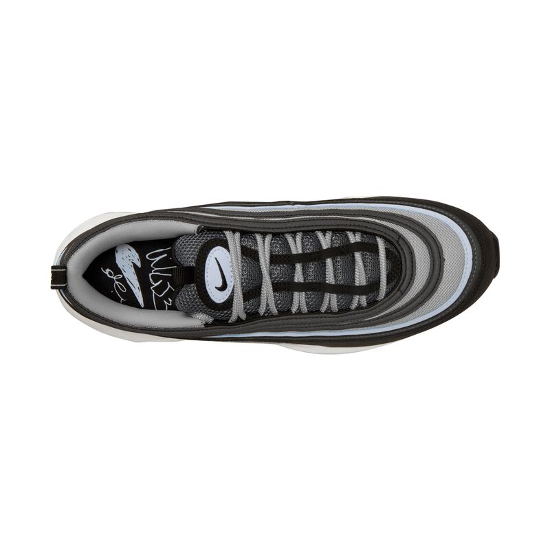 Nike Air Max 97, Negro/Gris hierro/Blanco cumbre/Tinte azul, hi-res