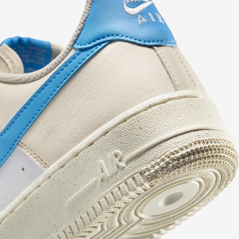 Nike Air Force 1 '07 Next Nature, Marfil Pálido/Blanco/Vela/Azul Universitario, hi-res