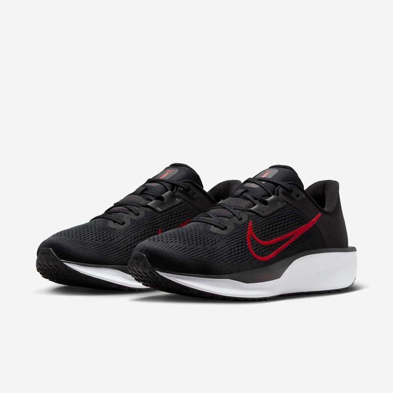 Nike Quest 6, Negro/Blanco/Rojo universitario, hi-res