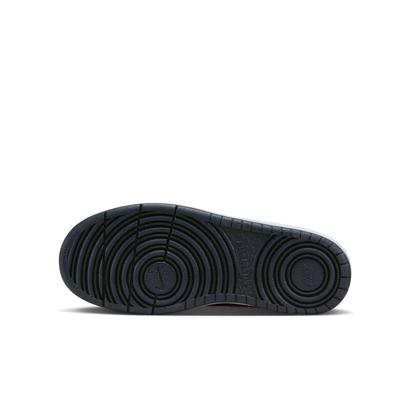 Nike Court Borough Low Recraft, Gris Humo Claro/Obsidiana Oscuro/Blanco/Carmesí Brillante, hi-res