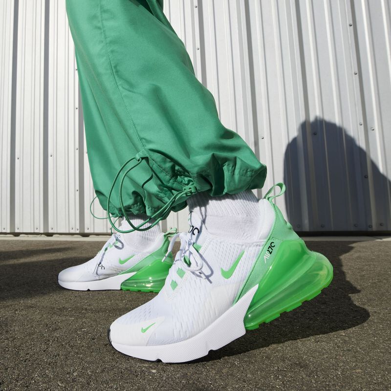 Nike Air Max 270, Blanco/Verde Shock-Blanco-Negro, hi-res