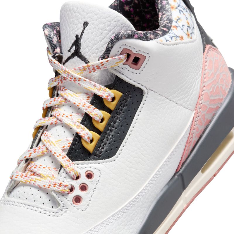 Air Jordan 3 Retro, Blanco/Polvo De Estrellas Rojas/Vela/Antracita, hi-res